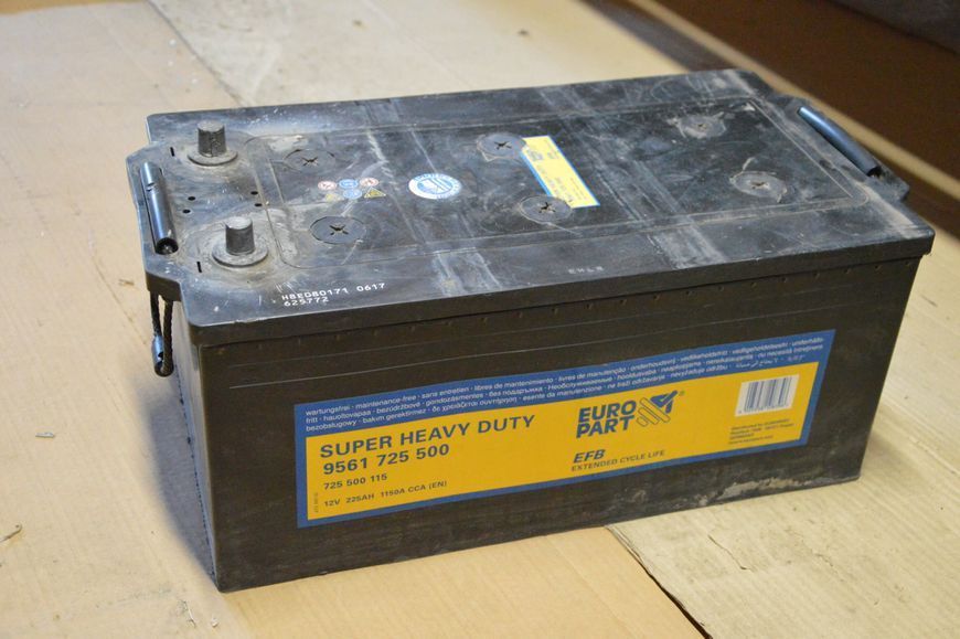 Аккумулятор EUROPART EFB 225Ah 1150A 9561725500 фото